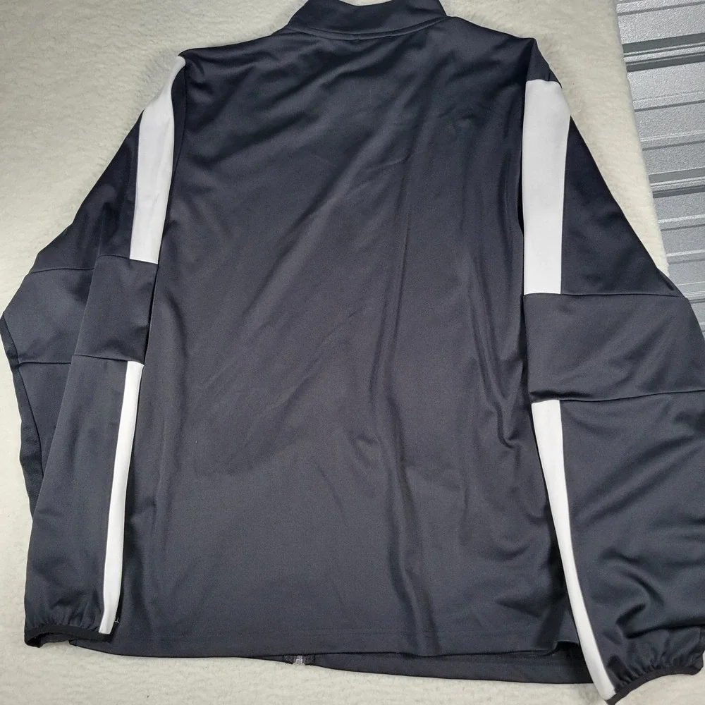 Puma Track Jacket Mens 3XL Black Full Zip Training Mock Neck Athletic Logo